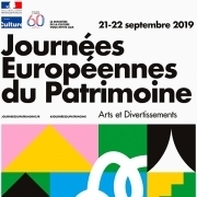 Affiche générique - Journées européennes du patrimoine 2019 A4 © Playground - Ministère de la Culture